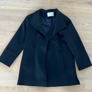 Fleurette Black Coat